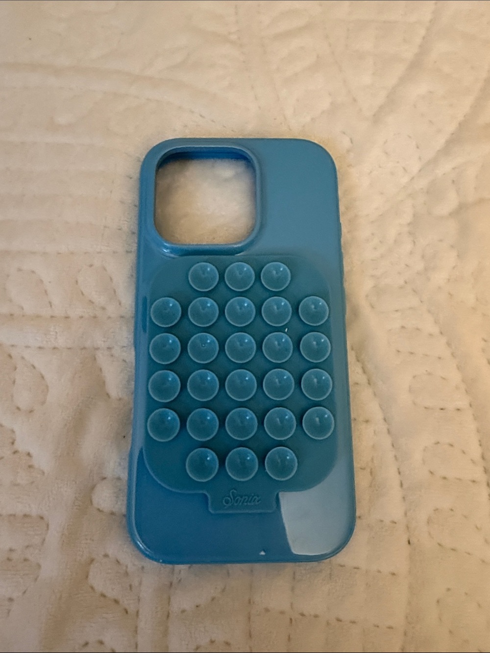 Sonix Blue Bubble Grip Phone Case